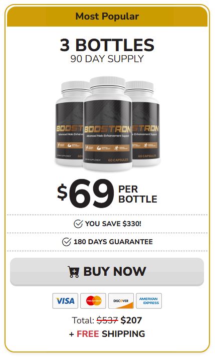 Boostron 3bottle price